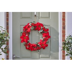 Smart Garden Poinsettia Wreath - 50cm Smart Garden Poinsettia Wreath - 50cm