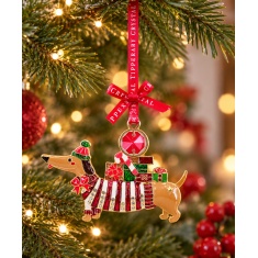 Dog Gem Christmas Tree Decoration Dog Gem Christmas Tree Decoration