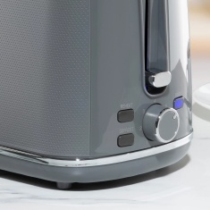 Daewoo SDA2628GE Stirling 2 Slice Toaster - Grey Daewoo SDA2628GE Stirling 2 Slice Toaster - Grey