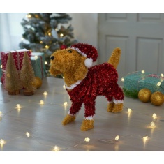 Smart Garden Tinsel Terrier Figurine - 28cm Smart Garden Tinsel Terrier Figurine - 28cm