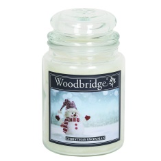 Woodbridge Christmas Snowman Scented Candle Jar - 565g Woodbridge Christmas Snowman Scented Candle Jar - 565g