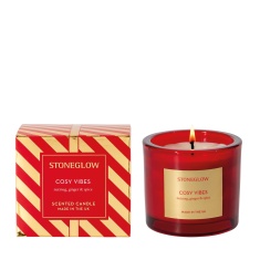 Stoneglow Cosy Vibes Nutmeg, Ginger & Spice Scented Candle - 210g Stoneglow Cosy Vibes Nutmeg, Ginger & Spice Scented Candle - 210g
