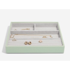 Stackers Classic 4 Section Ring & Bracelet Layer - Sage Green Stackers Classic 4 Section Ring & Bracelet Layer - Sage Green