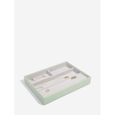 Stackers Classic 4 Section Ring & Bracelet Layer - Sage Green Stackers Classic 4 Section Ring & Bracelet Layer - Sage Green