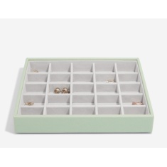 Stackers Classic 25 Section Trinket Layer - Sage Green Stackers Classic 25 Section Trinket Layer - Sage Green