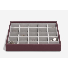 Stackers Classic Trinket Layer - Burgundy Stackers Classic Trinket Layer - Burgundy