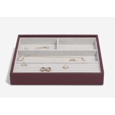 Stackers Classic Ring & Bracelet Layer - Burgundy Stackers Classic Ring & Bracelet Layer - Burgundy