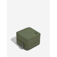 Stackers Watch & Jewellery Box - Green Canvas Stackers Watch & Jewellery Box - Green Canvas