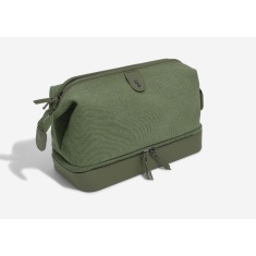Stackers Large Washbag - Green Canvas Stackers Large Washbag - Green Canvas