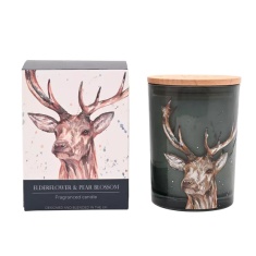 Meg Hawkins Candle Stag - Elderflower & Pear Blossom - 250g Meg Hawkins Candle Stag - Elderflower & Pear Blossom - 250g