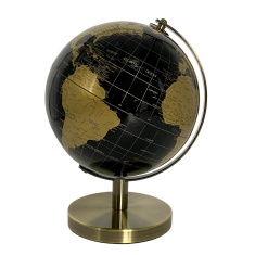 Gleneagles Travel Globe LED 25cm - Black & Gold Gleneagles Travel Globe LED 25cm - Black & Gold