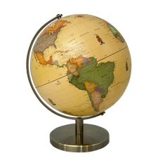 Gleneagles Travel Globe LED 20cm - Antique Style Gleneagles Travel Globe LED 20cm - Antique Style