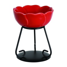 Aromatize Flower Wax Melter 11cm - Red Aromatize Flower Wax Melter 11cm - Red