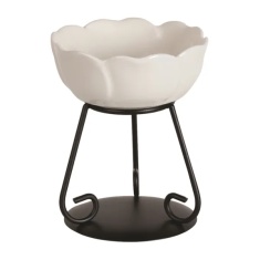 Aromatize Flower Wax Melter 11cm - White Aromatize Flower Wax Melter 11cm - White