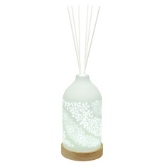 Aromatize LED Ceramic Clean Linen Diffuser 19cm - Leaf Aromatize LED Ceramic Clean Linen Diffuser 19cm - Leaf
