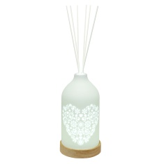 Aromatize LED Ceramic Clean Linen Diffuser 19cm - Heart Aromatize LED Ceramic Clean Linen Diffuser 19cm - Heart