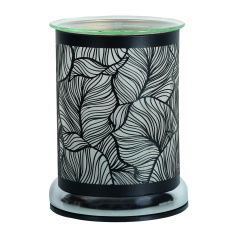 Aromatize Touch Electric Wax Melter Botanical 17cm - Black Aromatize Touch Electric Wax Melter Botanical 17cm - Black