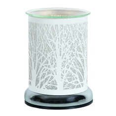 Aromatize Touch Electric Wax Melter Forest 17cm - White Aromatize Touch Electric Wax Melter Forest 17cm - White