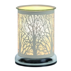 Aromatize Touch Electric Wax Melter Forest 17cm - White Aromatize Touch Electric Wax Melter Forest 17cm - White