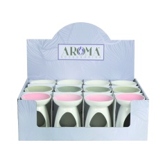 Aromatize Teardrop Wax Melter 11cm Assorted - Pink, White, Grey Aromatize Teardrop Wax Melter 11cm Assorted - Pink, White, Grey