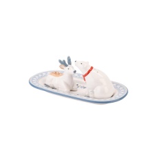 Cath Kidston Christmas Polar Bear Deer Salt & Pepper Shakers Cath Kidston Christmas Polar Bear Deer Salt & Pepper Shakers