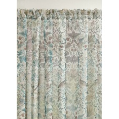 William Morris at Home Strawberry Thief Voile Curtain - Hessian William Morris at Home Strawberry Thief Voile Curtain - Hessian