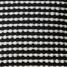 Catherine Lansfield Stab Stitch Cushion 43cm - Black Catherine Lansfield Stab Stitch Cushion 43cm - Black