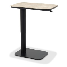 Sully Sintered Stone Gas Lift Adjustable Sofa Table - Beige Sully Sintered Stone Gas Lift Adjustable Sofa Table - Beige