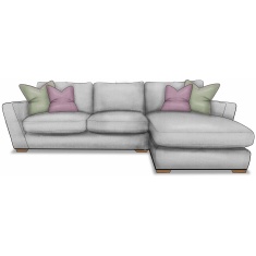 Harper Large 3 Seater Chaise Sofa in Fabric Harper Large 3 Seater Chaise Sofa in Fabric