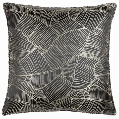 Wylder Seymour 50cm Filled Cushion - Black Wylder Seymour 50cm Filled Cushion - Black