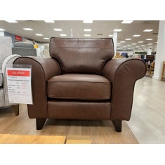 The Lounge Co Penelope Chair in Milan Chestnut Leather The Lounge Co Penelope Chair in Milan Chestnut Leather