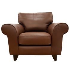 The Lounge Co Penelope Chair in Milan Chestnut Leather The Lounge Co Penelope Chair in Milan Chestnut Leather