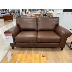 The Lounge Co Penelope 3 Seater Sofa in Milan Chestnut Leather The Lounge Co Penelope 3 Seater Sofa in Milan Chestnut Leather
