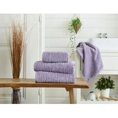 The Lyndon Company Wentworth 100% Cotton Towels - Lilac The Lyndon Company Wentworth 100% Cotton Towels - Lilac