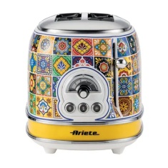 Ariete AR5511 2 Slice Positano Design Toaster - Yellow & Blue Ariete AR5511 2 Slice Positano Design Toaster - Yellow & Blue