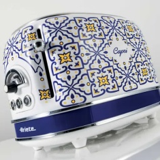 Ariete AR5512 2 Slice Capri Design Toaster - Blue Ariete AR5512 2 Slice Capri Design Toaster - Blue