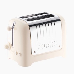 Dualit 26263 Lite 2 Slice Toaster - Canvas White Dualit 26263 Lite 2 Slice Toaster - Canvas White