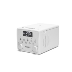 Roberts Sound 49W DAB+/FM Bedside Radio W/ CD & Bluetooth - White Roberts Sound 49W DAB+/FM Bedside Radio W/ CD & Bluetooth - White