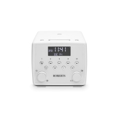 Roberts Sound 49W DAB+/FM Bedside Radio W/ CD & Bluetooth - White Roberts Sound 49W DAB+/FM Bedside Radio W/ CD & Bluetooth - White