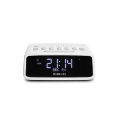 Roberts Ortus DAB/DAB+/FM RDS Radio With Dual Alarm - White Roberts Ortus DAB/DAB+/FM RDS Radio With Dual Alarm - White