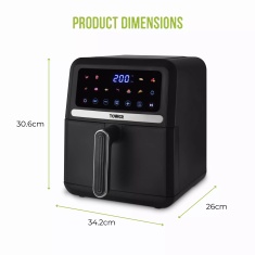Tower T17186 Vortx Digital Air Fryer 5L - Black Tower T17186 Vortx Digital Air Fryer 5L - Black