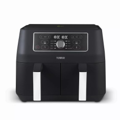 Tower T17181AFR Vortx Dual Basket Air Fryer 8L - Black Tower T17181AFR Vortx Dual Basket Air Fryer 8L - Black