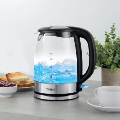 Tower PT10090BLK 1.7L Glass Kettle Tower PT10090BLK 1.7L Glass Kettle