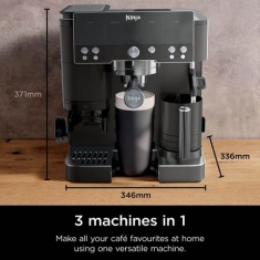 Ninja ES601UKBK Luxe Cafe Premier Espresso Machine - Midnight Black Ninja ES601UKBK Luxe Cafe Premier Espresso Machine - Midnight Black