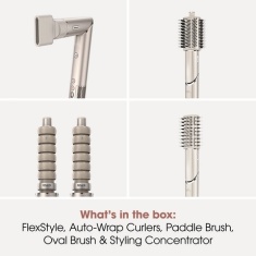 Shark HD436SLUK Flexstyle Air Styler & Hair Dryer For Straight & Wavy Hair - 4 Attachments Shark HD436SLUK Flexstyle Air Styler & Hair Dryer For Straight & Wavy Hair - 4 Attachments