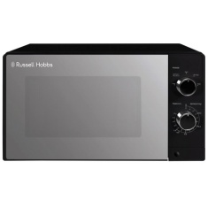 Russell Hobbs RHM2047B 800W Digital Solo Microwave 20L - Silver Russell Hobbs RHM2047B 800W Digital Solo Microwave 20L - Silver