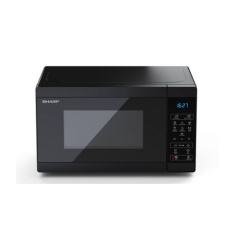 Sharp YC-MS02U-B 800W Microwave Oven 20L - Black Sharp YC-MS02U-B 800W Microwave Oven 20L - Black