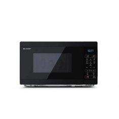 Sharp YC-MS02U-B 800W Microwave Oven 20L - Black Sharp YC-MS02U-B 800W Microwave Oven 20L - Black