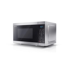 Sharp YC-MS02U-S 800W Microwave Oven 20L - Silver Sharp YC-MS02U-S 800W Microwave Oven 20L - Silver