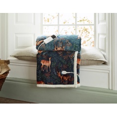 Deyongs Fox & Deer Heated Throw 140x180cm - Teal Deyongs Fox & Deer Heated Throw 140x180cm - Teal